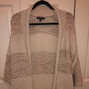 Knitted sweater cardigan